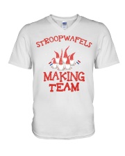 STROOPWAFELS MAKING TEAM V-Neck T-Shirt thumbnail