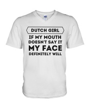 DUTCH GIRL V-Neck T-Shirt thumbnail