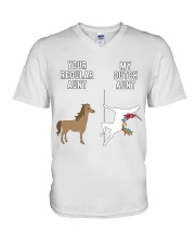 YOUR REGULAR AUNT MY DUTCH AUNT V-Neck T-Shirt thumbnail