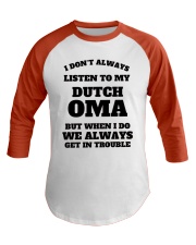 MY DUTCH OMA Baseball Tee thumbnail
