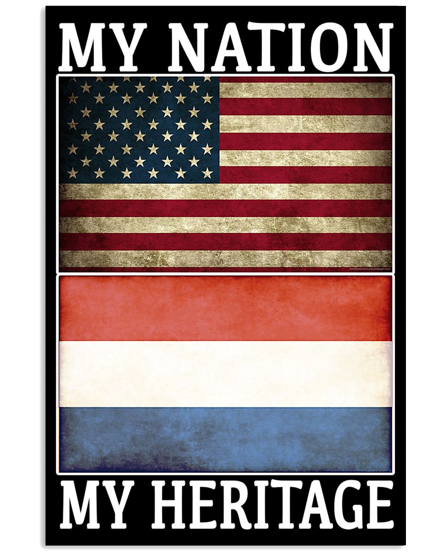 AMERICA MY NATION THE NETHERLANDS MY HERITAGE 24x36 Poster