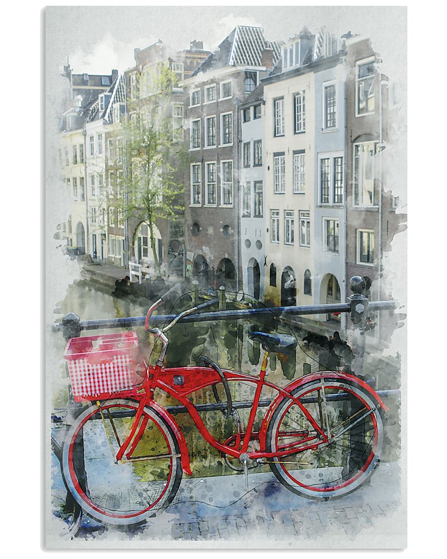 AMSTERDAM THE NETHERLANDS TRAVEL POSTER 11x17 Poster