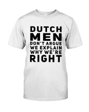 DUTCH MEN ARGUE Classic T-Shirt thumbnail