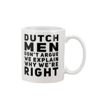 DUTCH MEN ARGUE Mug front