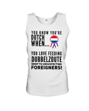 YOU KNOW YOU'RE DUTCH DUBBELZOUTE Unisex Tank thumbnail