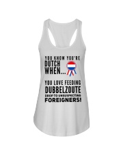 YOU KNOW YOU'RE DUTCH DUBBELZOUTE Ladies Flowy Tank thumbnail