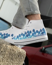 NEDERLAND TULIPS Men's High Top White Shoes aos-complex-men-white-high-top-shoes-lifestyle-inside-left-outside-left-09