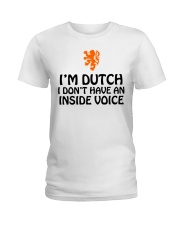 DUTCH INSIDE VOICE Ladies T-Shirt thumbnail