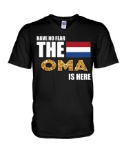 HAVE NO FEAR OMA IS HERE V-Neck T-Shirt thumbnail
