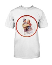 OLD DUTCH CHRISTMAS CHILDREN IN THE SNOW Classic T-Shirt tile