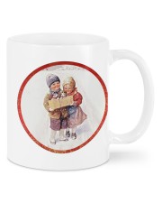 OLD DUTCH CHRISTMAS CHILDREN IN THE SNOW Mugs tile