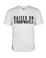 RAISED ON STROOPWAFELS V-Neck T-Shirt thumbnail