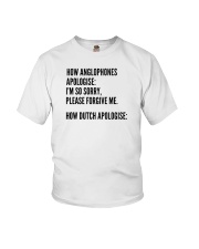 HOW ANGLOPHONES APOLOGISE: I'M SO SORRY PLEASE Youth T-Shirt thumbnail