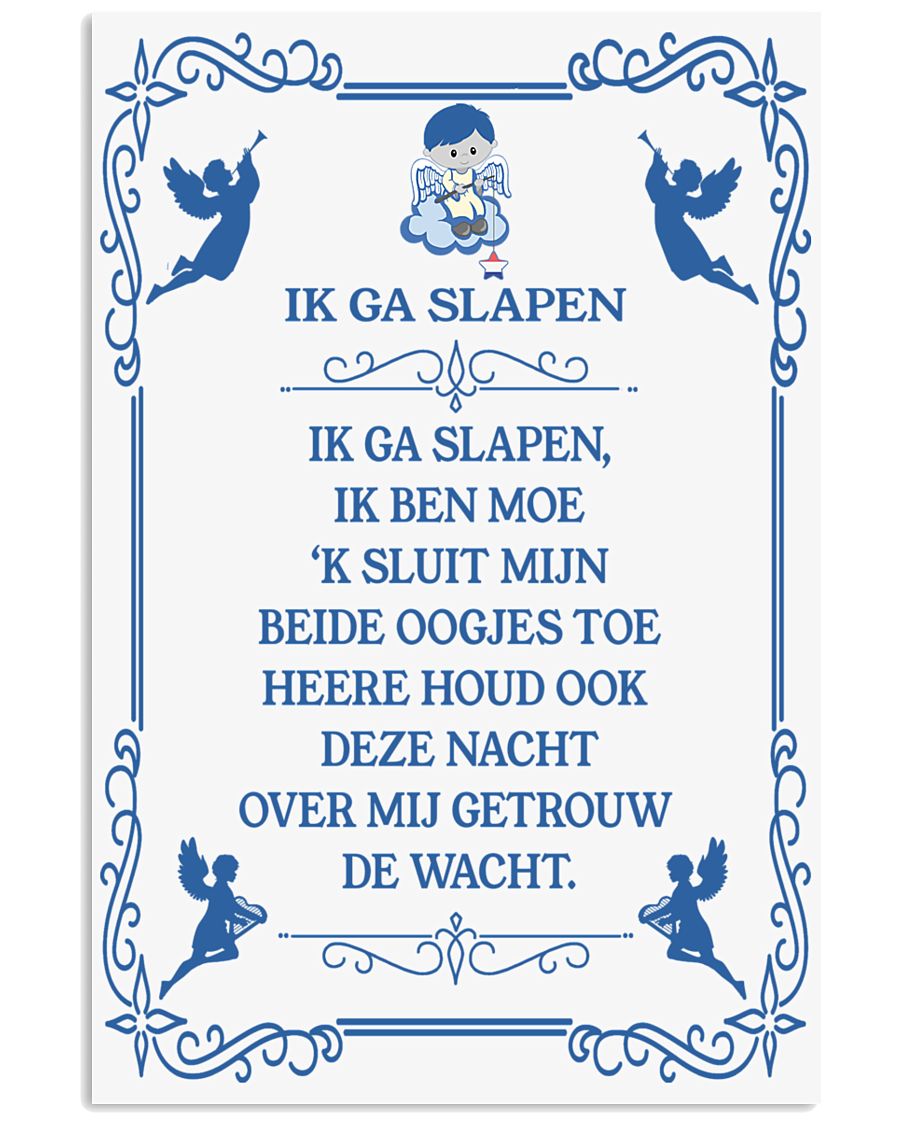 IK GA SLAPEN DUTCH BEDTIME PRAYER POSTER 16x24 Poster