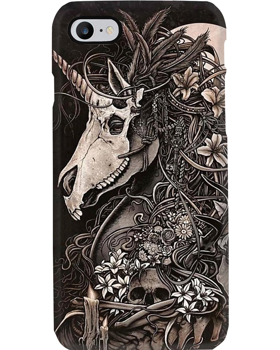 iPhone Unicorn Skeleton Phone Case