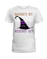 Where's My Witches At Ladies T-Shirt tile