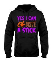 Yes I Can drive A Stick Hooded Sweatshirt tile