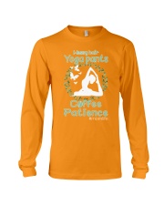 messy hair yoga pant Long Sleeve Tee tile