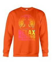 Yoga Relax Nothing is under control man Crewneck Sweatshirt tile