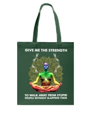 Yoga man strength Tote Bag tile