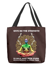 Yoga man strength All-Over Tote tile