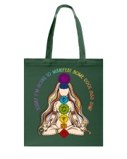 Yoga today im going Tote Bag tile