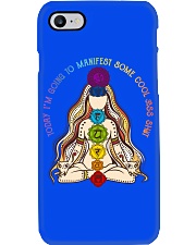 Yoga today im going Phone Case tile