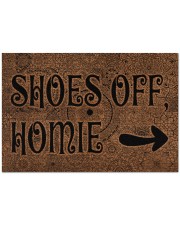 Doormat shoes off homie Doormat 34" x 23" front