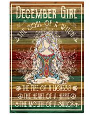 Poster Yoga December Girl Soul 24x36 Poster front