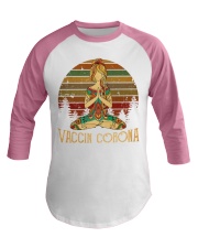 Vaccin CoRoNa Yoga Baseball Tee tile