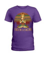 Vaccin CoRoNa Yoga Ladies T-Shirt tile