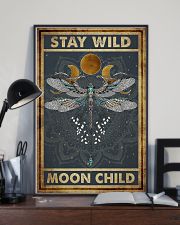 Poster yoga moon chill dragonfly 24x36 Poster lifestyle-poster-2