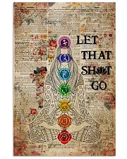 poster yoga let that go 7 chakras 24x36 Poster front