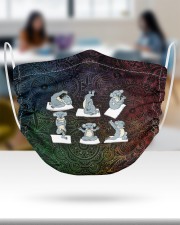 2 Layer Face mask koala 2 Layer Face Mask - Single aos-face-mask-2-layers-lifestyle-front-30