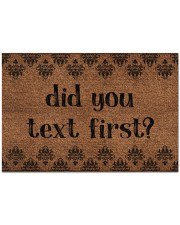 Doormat did you text first Doormat 34" x 23" front