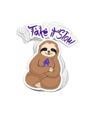 Sticker Sloth 26 Sticker - 10 pack (Vertical) front
