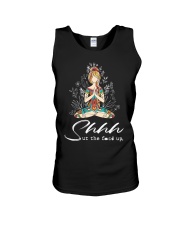 Yoga Shhh upp Unisex Tank tile