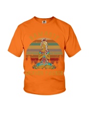 yoga namaste mother fucker Youth T-Shirt tile