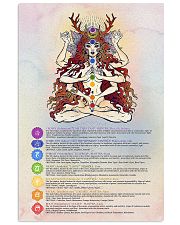 Poster yoga 7 charka red 24x36 Poster front