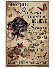 May Girl Braver Than You Believe 24x36 Poster front