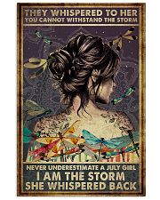 July Girl Storm 24x36 Poster front