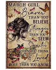 March Girl Braver Than You Believe 24x36 Poster front