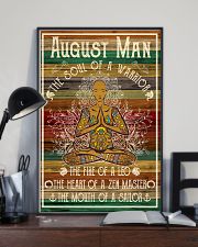 Poster yoga August Man 24x36 Poster lifestyle-poster-2