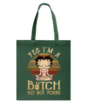 Yoga yes but not yours Tote Bag tile