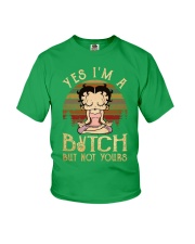 Yoga yes but not yours Youth T-Shirt tile