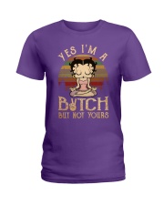 Yoga yes but not yours Ladies T-Shirt tile