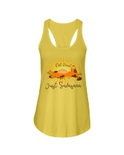 Yoga savasana not dead dog Ladies Flowy Tank tile