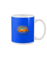 Yoga savasana not dead dog Mug tile