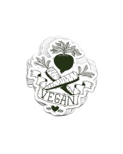 Sticker Vegan 4 Sticker - 10 pack (Vertical) front