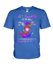 Yoga up in me V-Neck T-Shirt tile